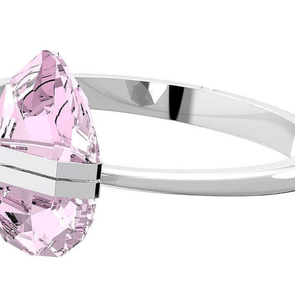 NIB Swarovski Pink Lucent Bangle - Picture 3 of 6